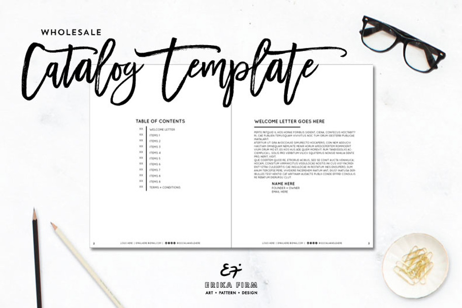 4.25" x 5.5" ID Catalog Template in Magazine Templates - product preview 8