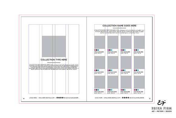 4.25" x 5.5" ID Catalog Template in Magazine Templates - product preview 2