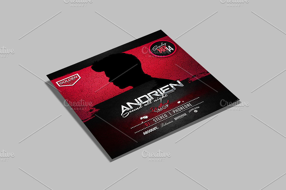 Flyer Club Dj Instagram in Instagram Templates - product preview 8