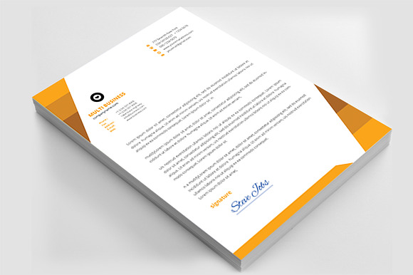 Letterhead. in Stationery Templates - product preview 1