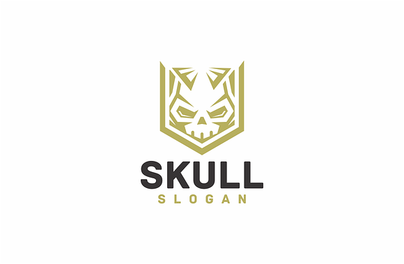 Skull in Logo Templates - product preview 2