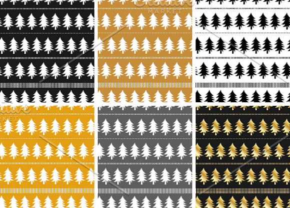 Winter seamless patterns in Patterns - product preview 7