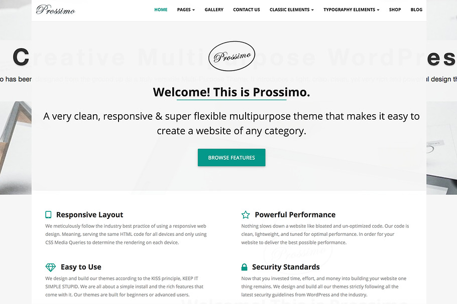 Prossimo - Creative WordPress Theme in WordPress Business Themes - product preview 8