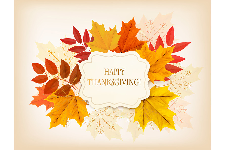 Happy Thanksgiving Background in Illustrations - product preview 8