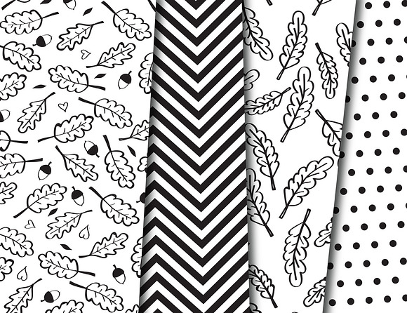 Black Fall Background Illustrations in Patterns - product preview 1