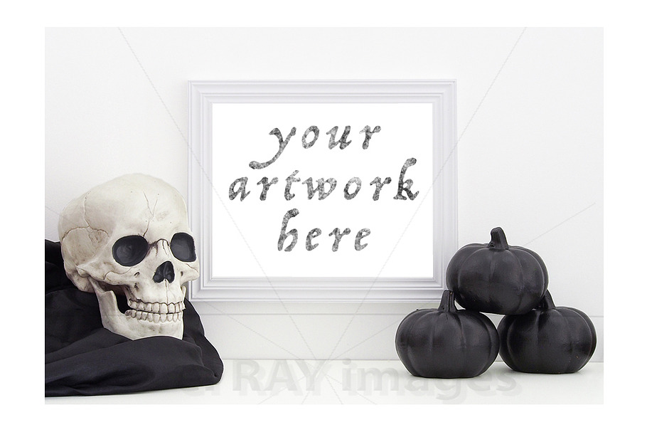 Halloween Frame Print Mockup in Print Mockups - product preview 8