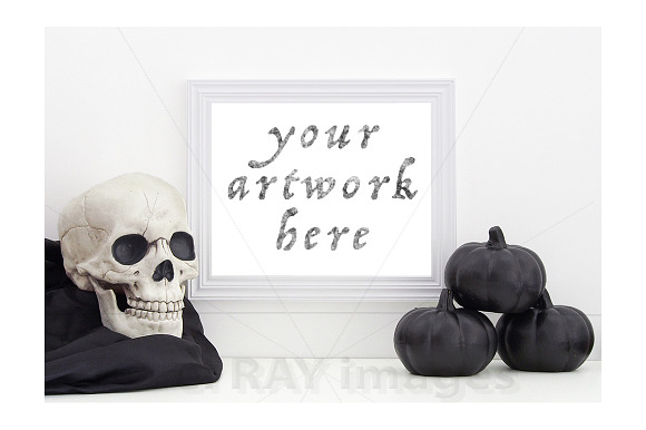 Halloween Frame Print Mockup in Print Mockups - product preview 1