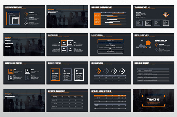 City Template Strategy in PowerPoint Templates - product preview 2