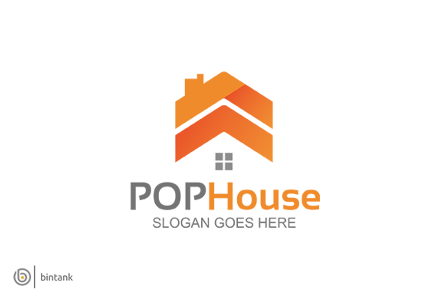 Pop House Logo in Logo Templates - product preview 8