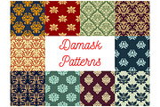 Damask ornaments and patterns