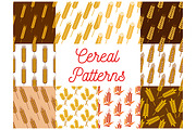 Cereal seamless patterns