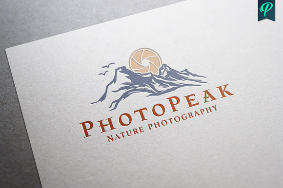 PhotoPeak - Photography Logo Design in Logo Templates - product preview 2