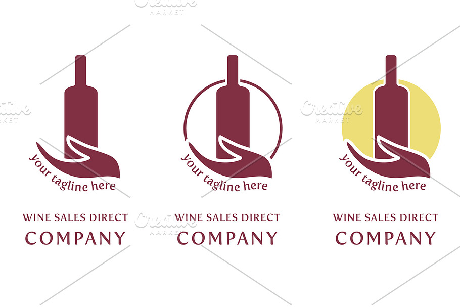 Wine logo company - sales direct in Logo Templates - product preview 8