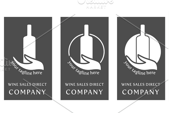 Wine logo company - sales direct in Logo Templates - product preview 1
