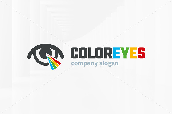 Color Eyes Logo Template in Logo Templates - product preview 1