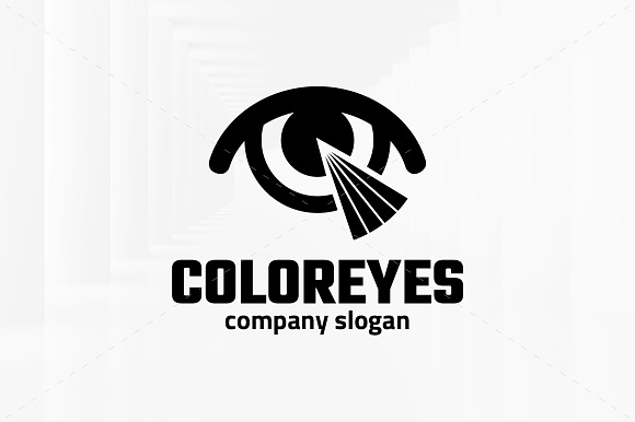 Color Eyes Logo Template in Logo Templates - product preview 2