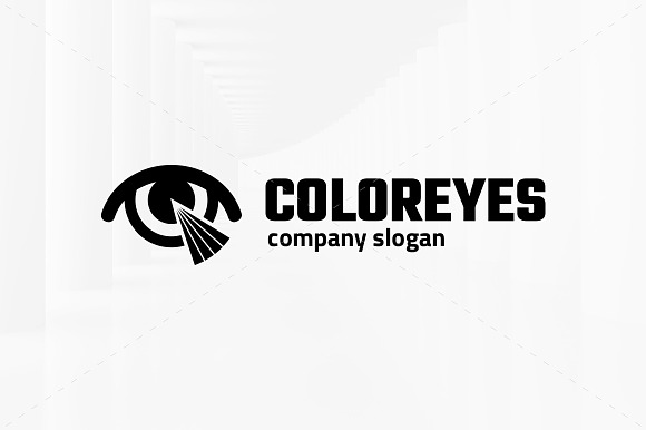 Color Eyes Logo Template in Logo Templates - product preview 3