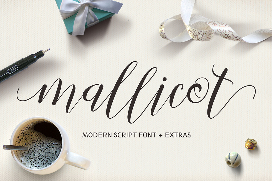 Mallicot Script in Script Fonts - product preview 8