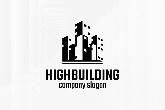 High Building Logo Template in Logo Templates - product preview 3