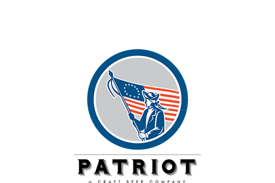 Patriot Craft Beer Company Logo in Logo Templates - product preview 8