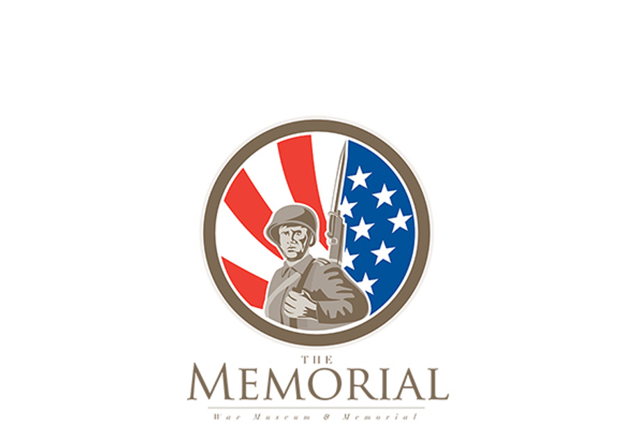American War Memorial Museum Logo in Logo Templates - product preview 8
