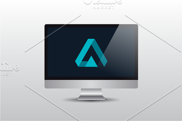 Alpha Media - Letter A Logo in Logo Templates - product preview 1