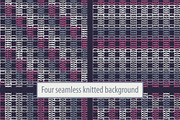 Set of 4 seamless backgrounds