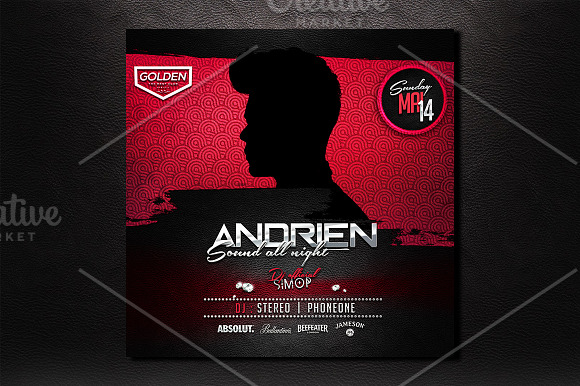 Flyer Club Dj Instagram in Instagram Templates - product preview 2