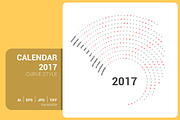 Calendar 2017 Curve Design