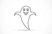 Ghost outline icon