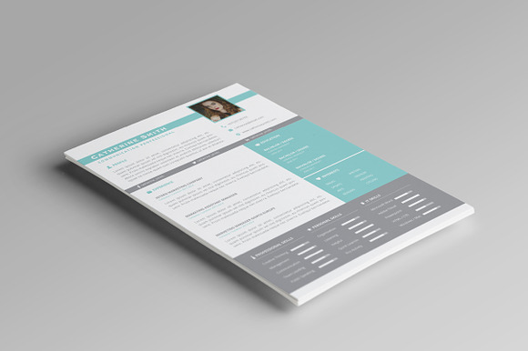 Modern Resume Template vol.1 in Resume Templates - product preview 3