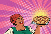 African-American berry pie