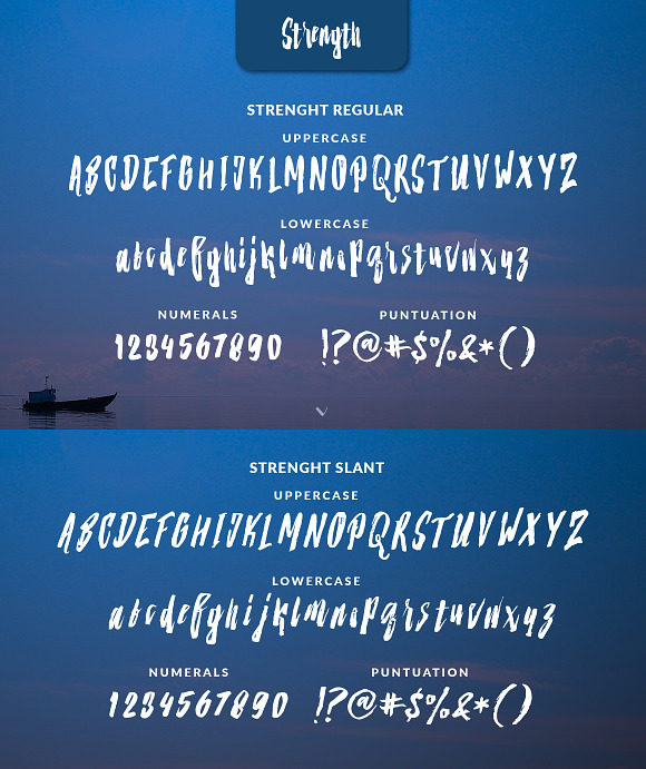 Strenght Script in Script Fonts - product preview 5