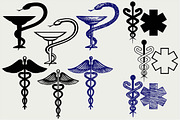Symbol medical caduceus