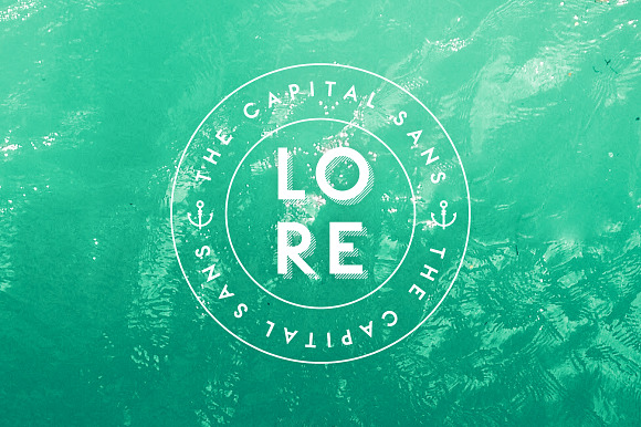 LORE - Geometric Capital Font in Sans-Serif Fonts - product preview 1