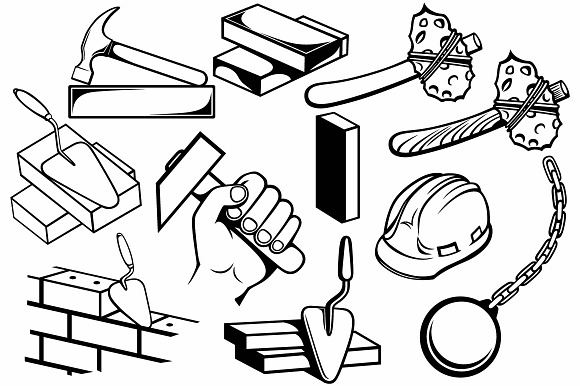 Construction industry in Construction Icons - product preview 1