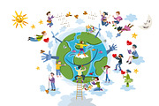 Children Take care of Planet Earth