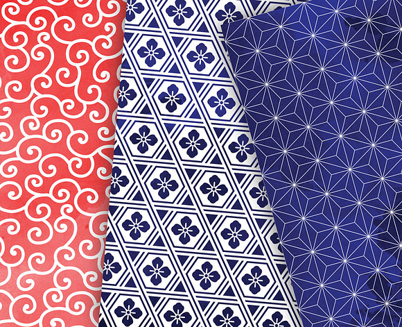 July 4 Watercolor Digital Patterns in Patterns - product preview 3
