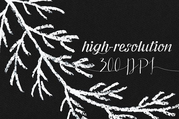 Hello Winter Hand-drawn Chalk Kit in Illustrations - product preview 2
