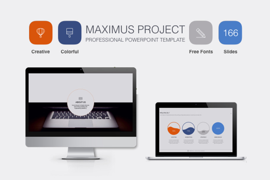 Maximus Powerpoint Template in PowerPoint Templates - product preview 8