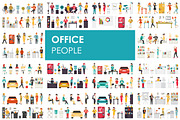Office - flat people set
