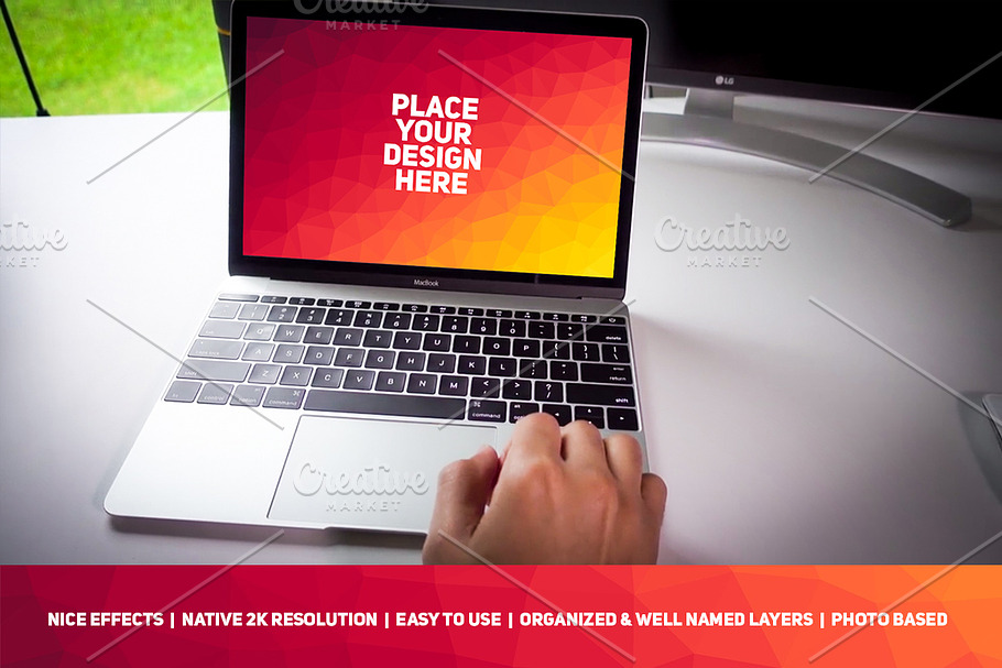 MacBook Display Mock-up #74 in Mobile & Web Mockups - product preview 8