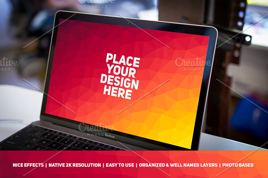 MacBook Display Mock-up #78 in Mobile & Web Mockups - product preview 8