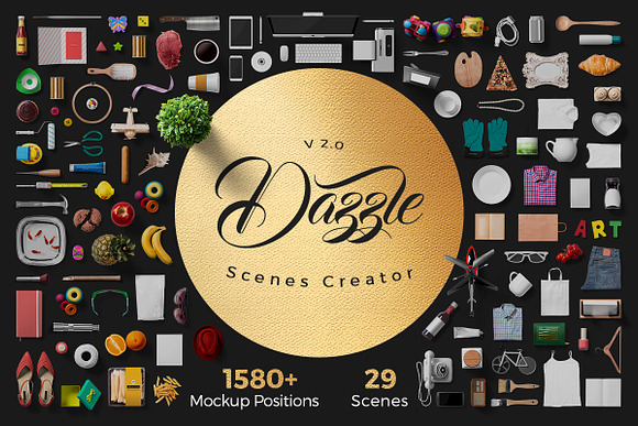 Dazzle - Scene Creator Bundle in Scene Creator Mockups - product preview 20
