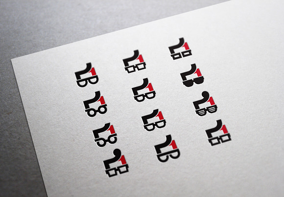 Geek Style in Logo Templates - product preview 3