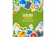 Eco banner with stickers