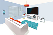 Living Room in Smart Home