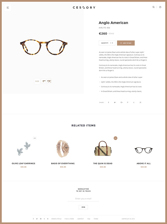 Floris - Perfumery Ecommerce Theme in Website Templates - product preview 4