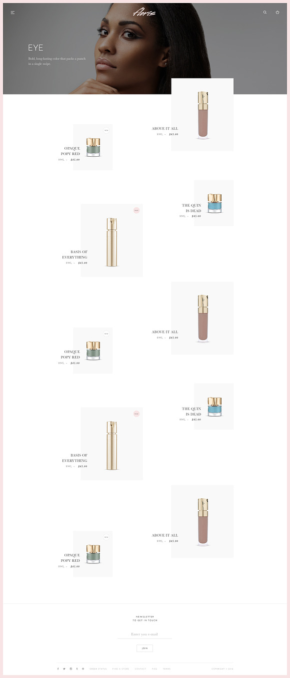 Floris - Perfumery Ecommerce Theme in Website Templates - product preview 7