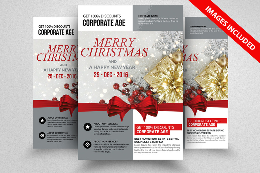 Christmas Discount Flyer Template in Flyer Templates - product preview 8